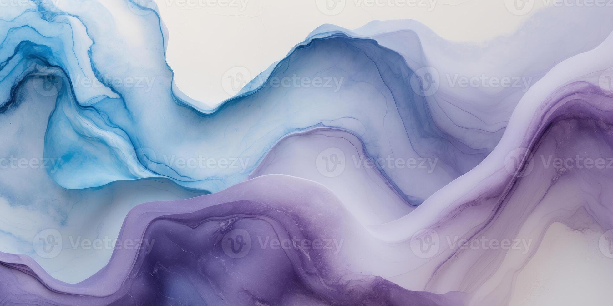 Abstract Marble Texture with Blue and Purple Tones for Creative Backgrounds and Designs. photo