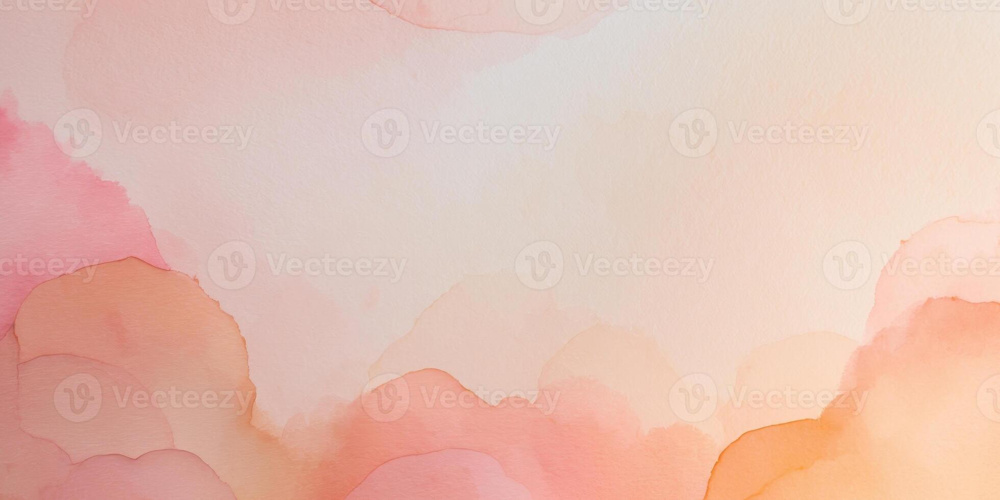 Subtle watercolor gradient from pink to peach Valentine's day Background photo