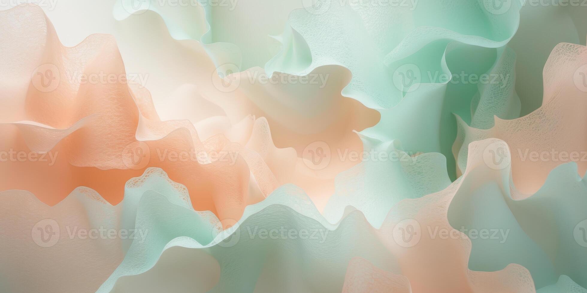Mint And Peach Color Texture Abstract Background photo
