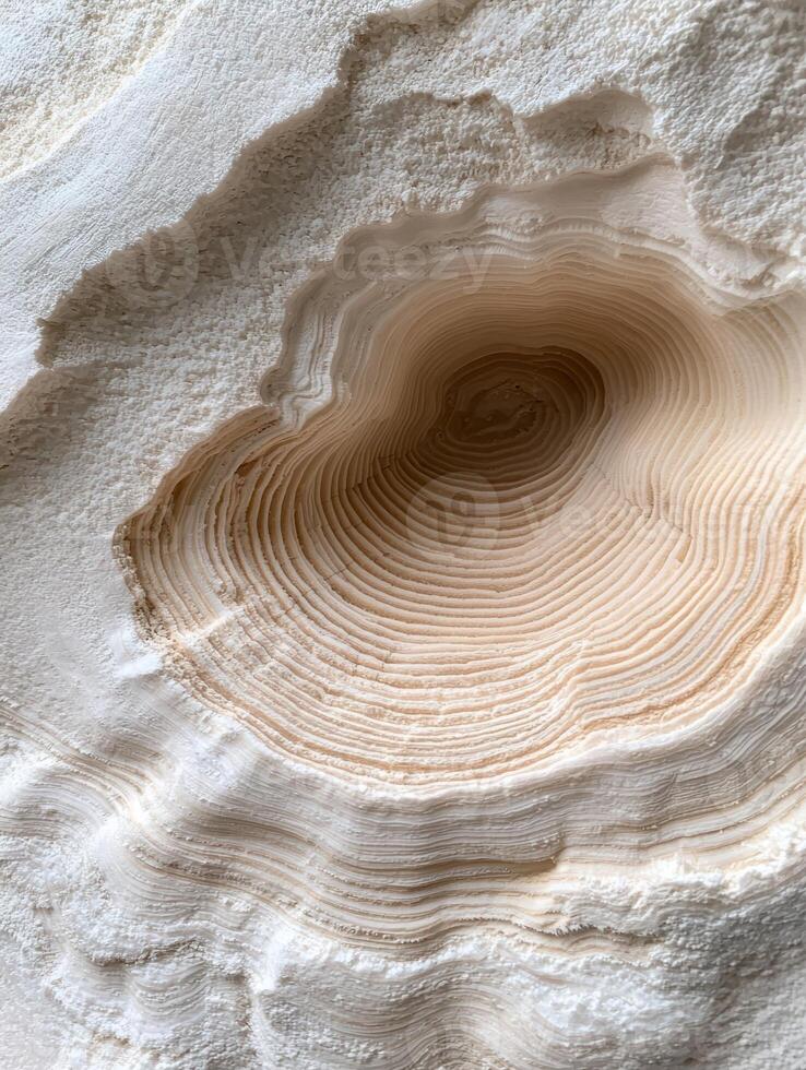 Abstract beige and white layered texture background photo