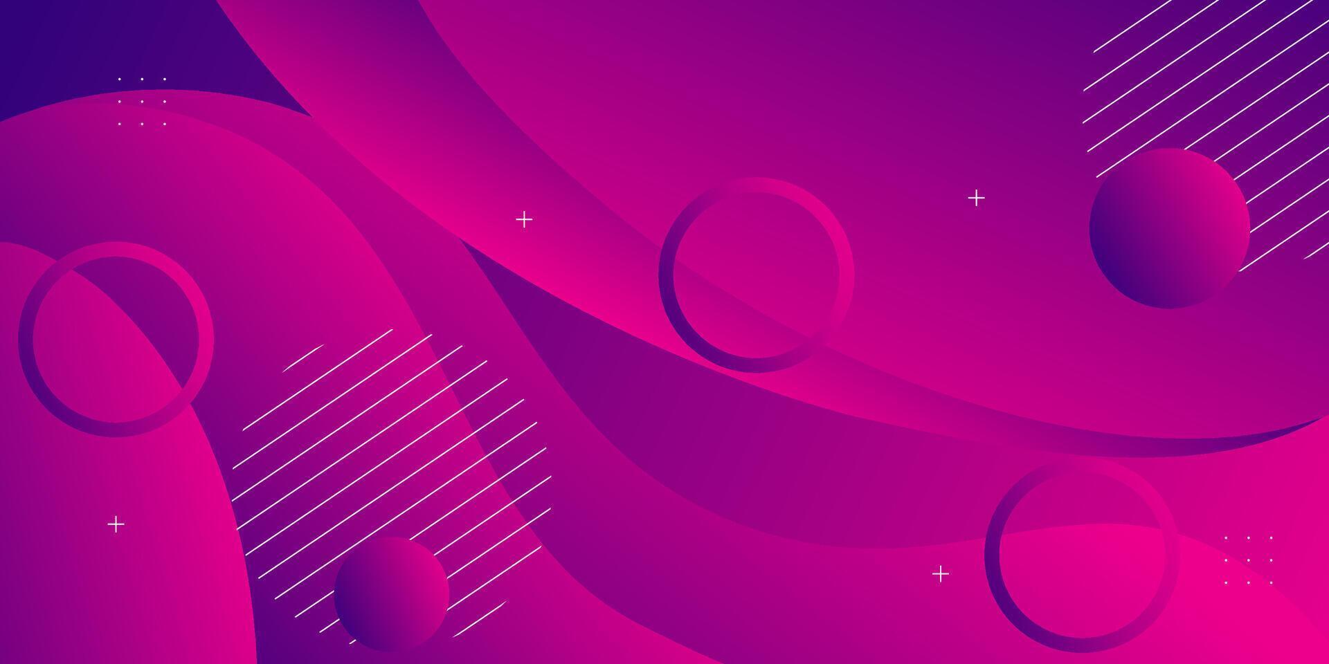 Minimal colorful abstract background with purple wave line design for banner cover, book flayer and other graphic design elements. Eps10 vector