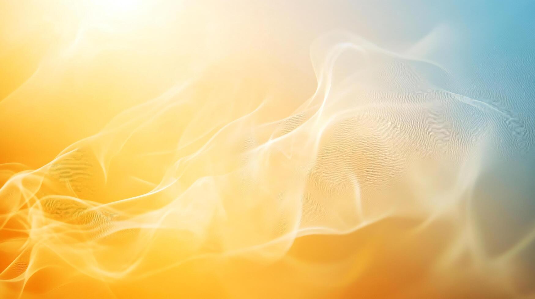 A yellow and blue background with a white line in the middle photo