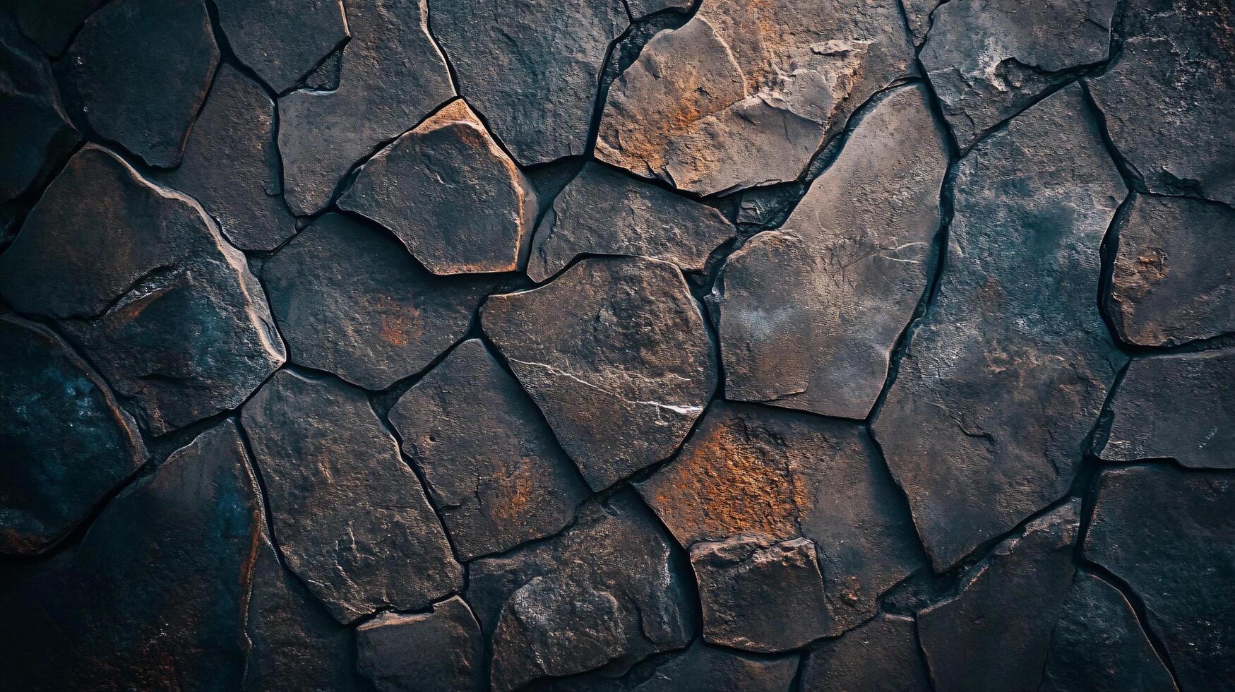 A wall made of stone with a rough texturebackdrop photo