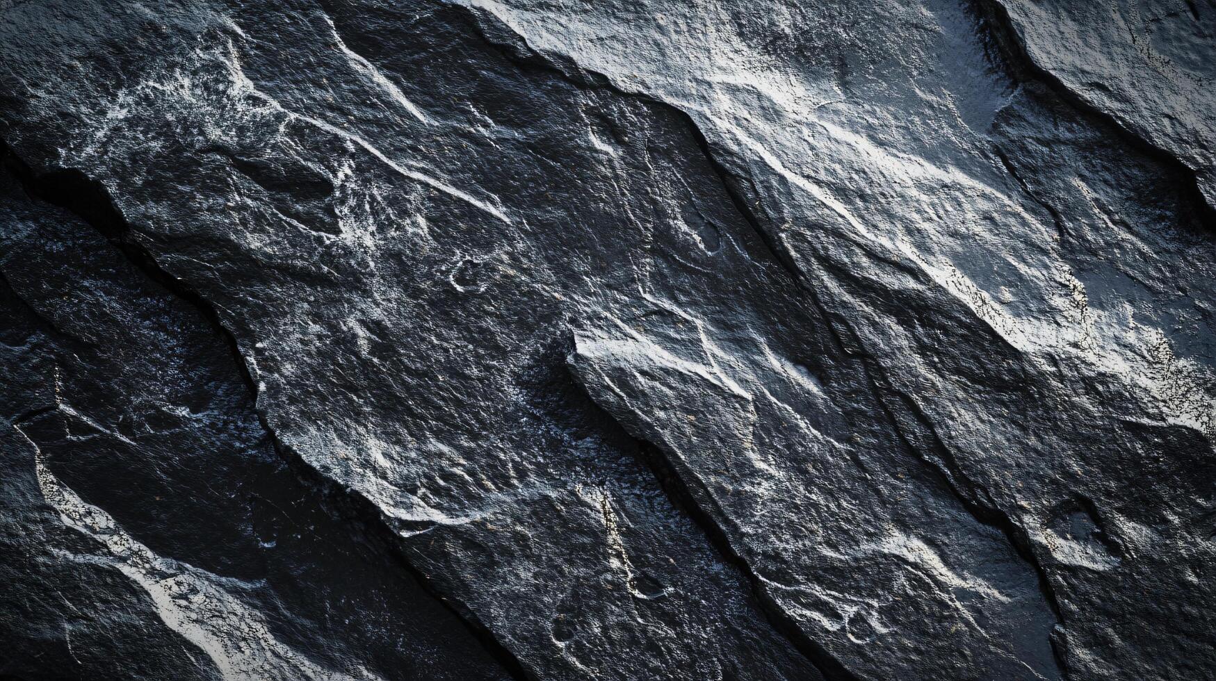 A close up of a rock with a dark blue color photo