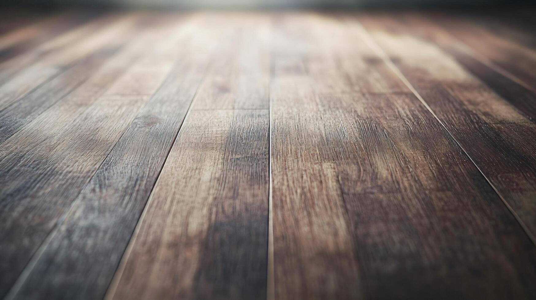 Wood flooring with light shining through photo