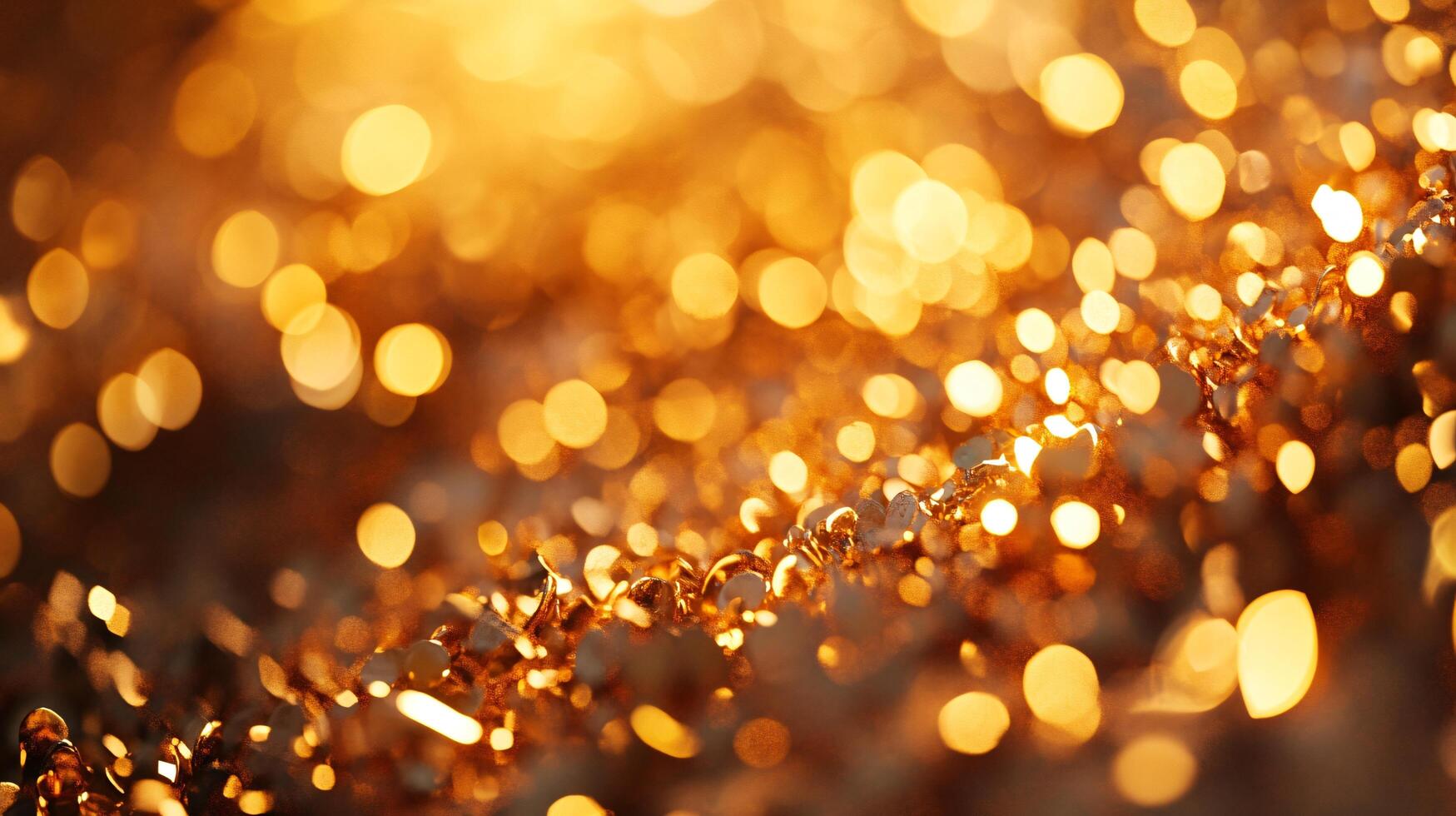 A gold and silver background with many small circles photo