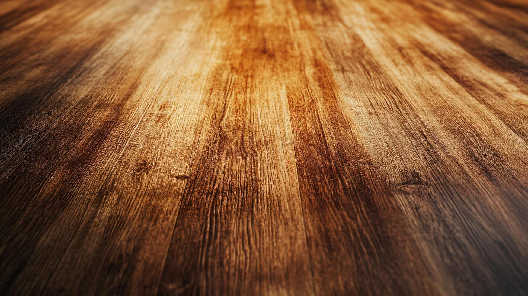 Wooden floor with light and dark spots photo