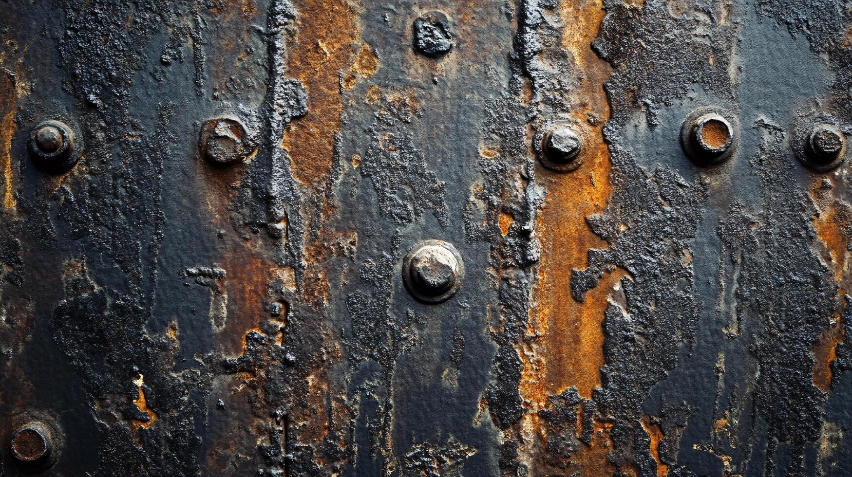 The image is of a rusted metal surface with many holes and dents photo