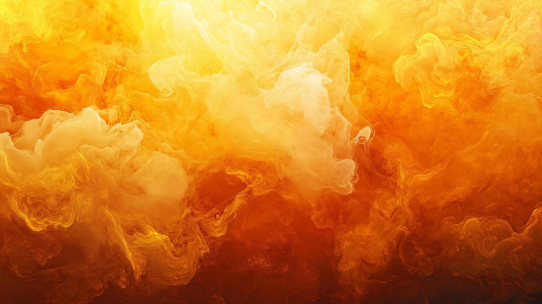 Fire background with orange and yellow smoke photo