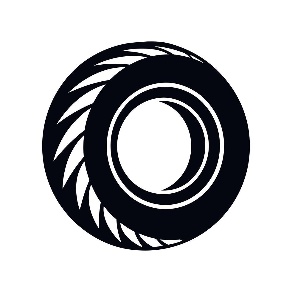 graphic of a sturdy tire vector