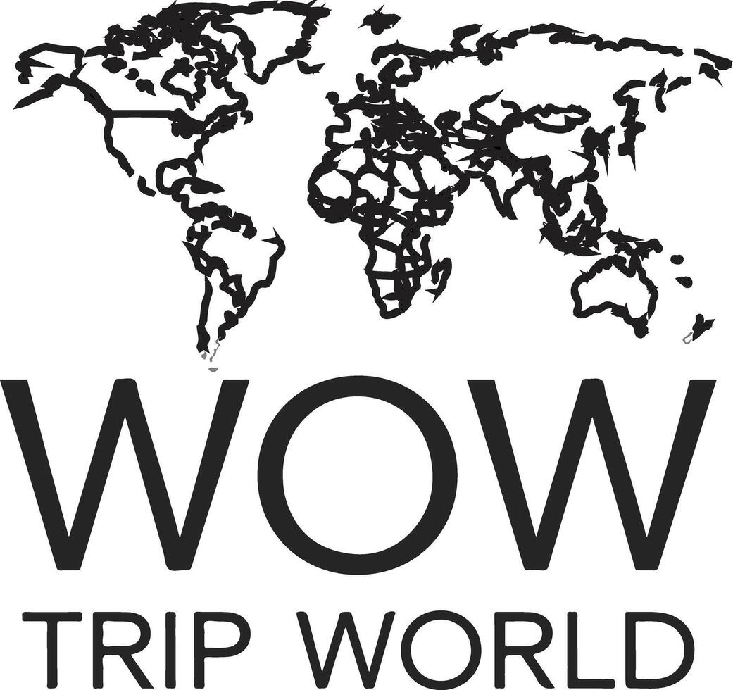 A minimalist logo for a travel agency vector