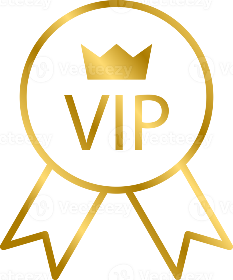 VIP icon for graphic design, logo, website, social media, mobile app, UI. png