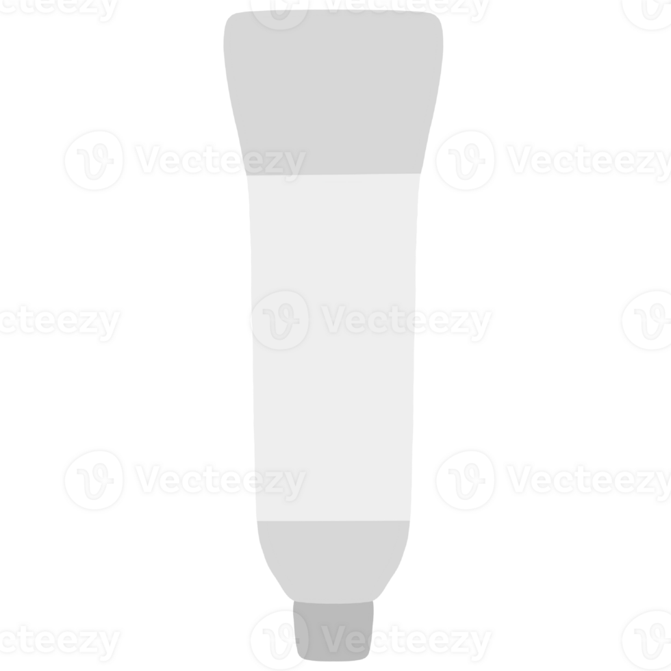 Cream tube on transparent background png