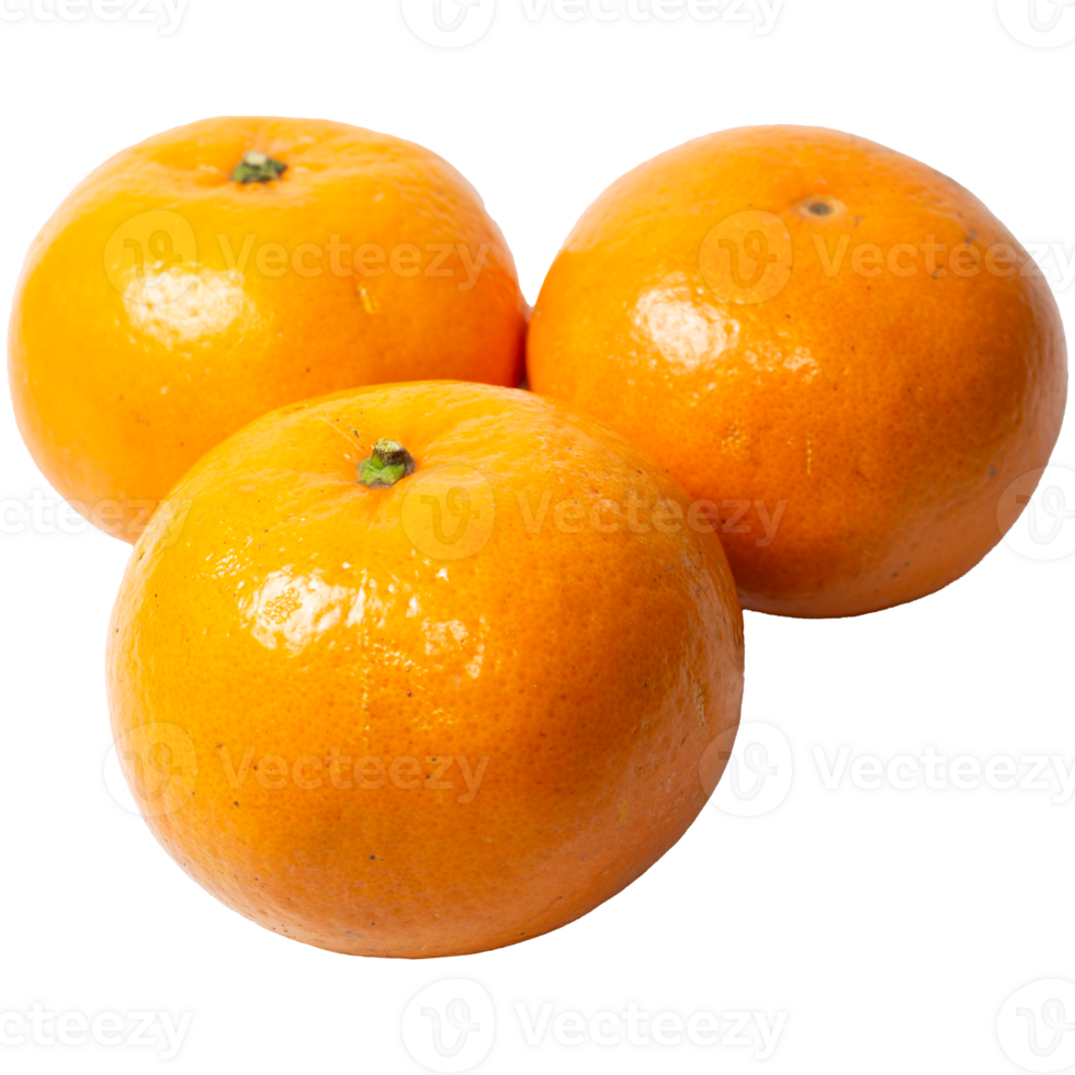 Ripe juicy oranges isolated on white png