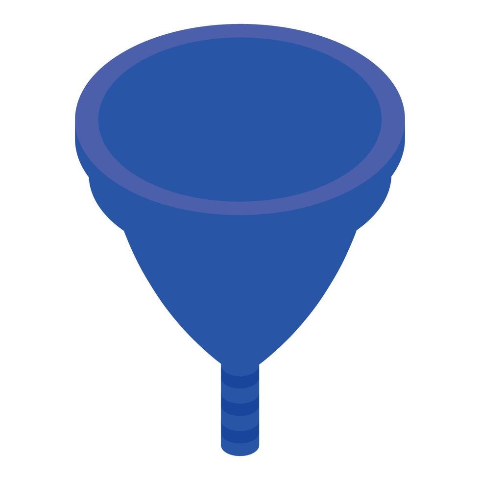 A funnel icon on a white background vector