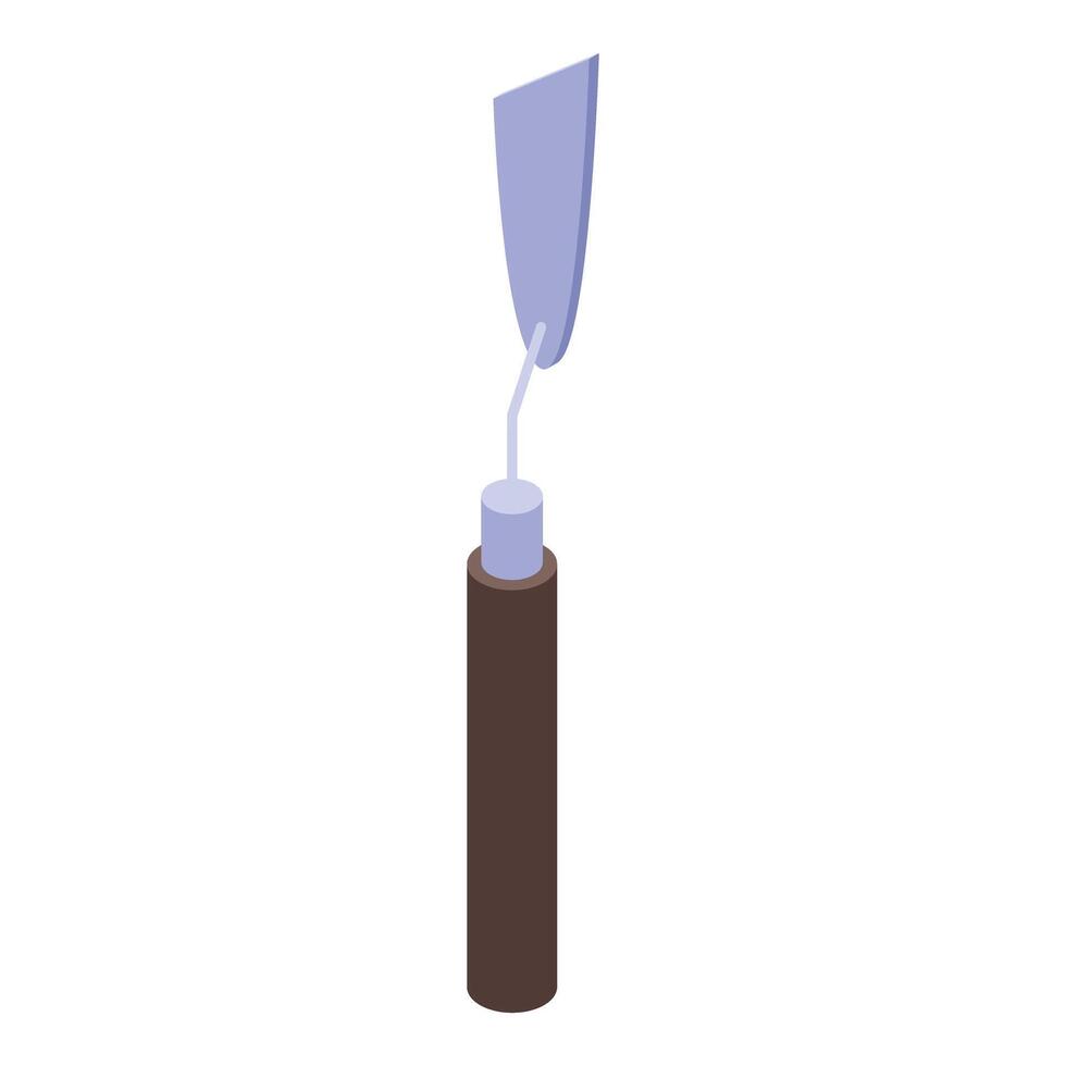 A blue and purple toothbrush with a handle vector
