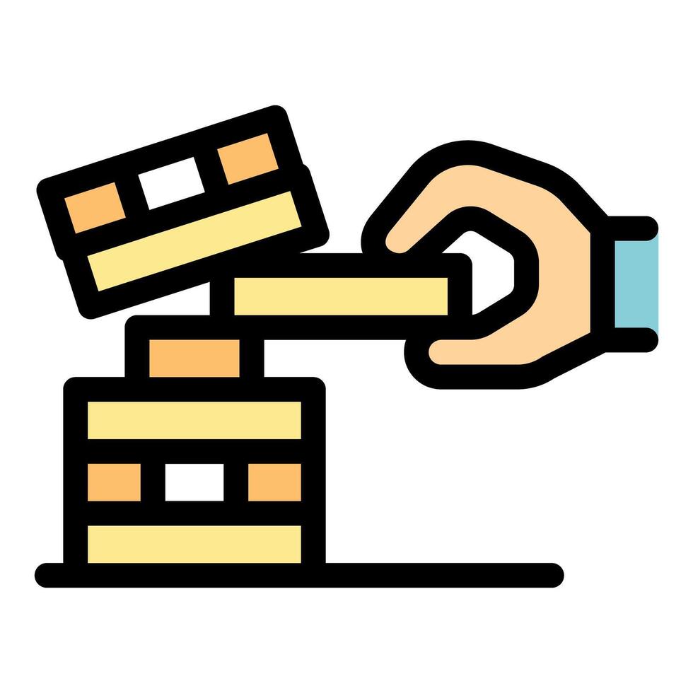 A hand is holding a stack of money vector