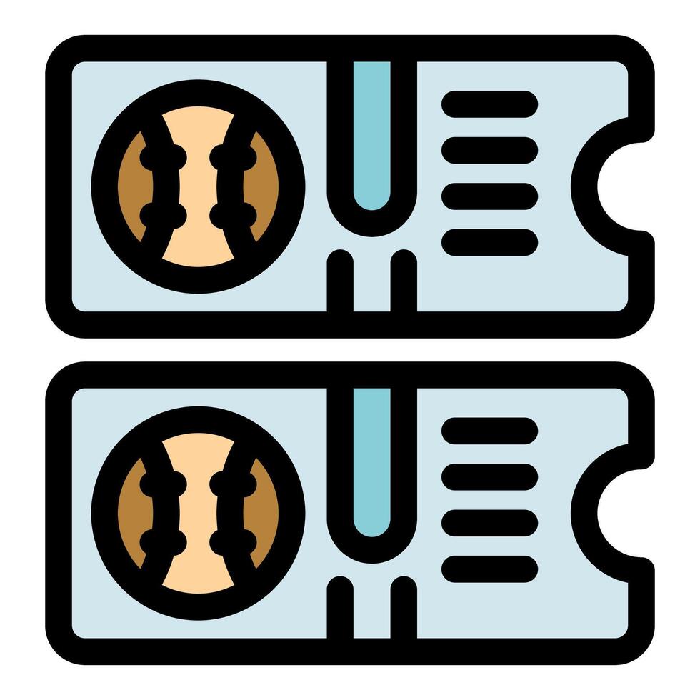 Two tickets with a coffee cup on each side vector