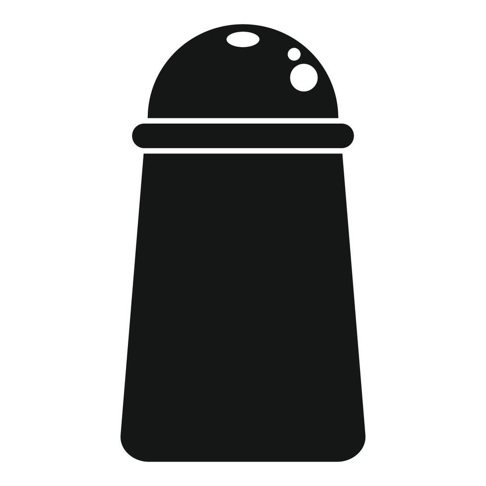 Salt shaker icon isolated on white background vector
