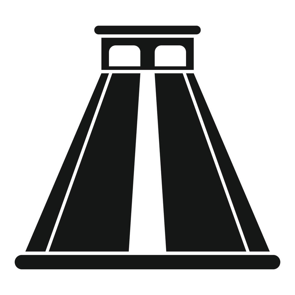 A black and white image of a pyramid vector