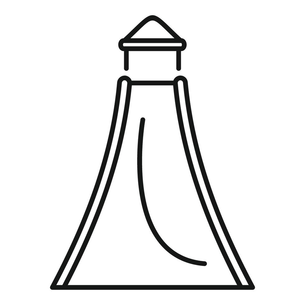 A bottle of perfume or cologne vector