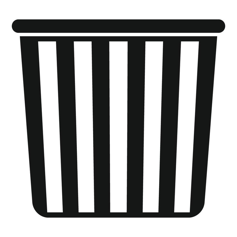 Trash bin icon illustration vector