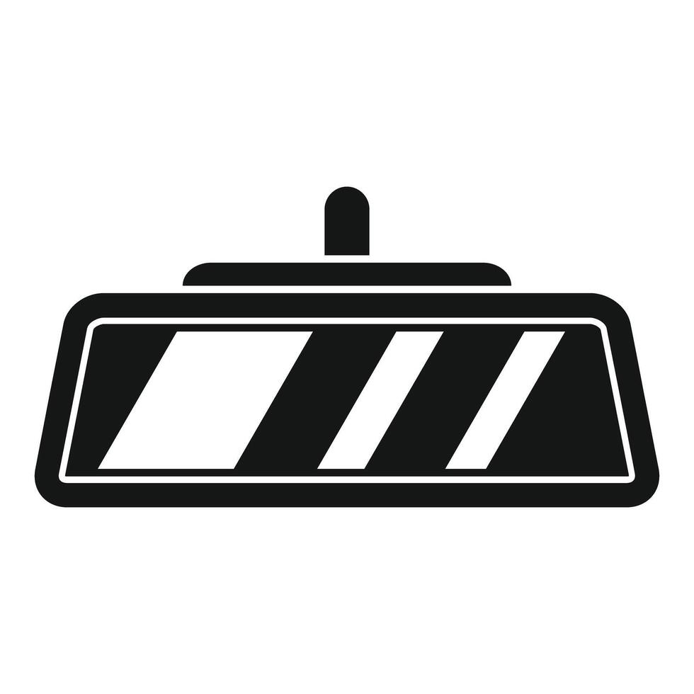 A black and white image of a traffic light vector