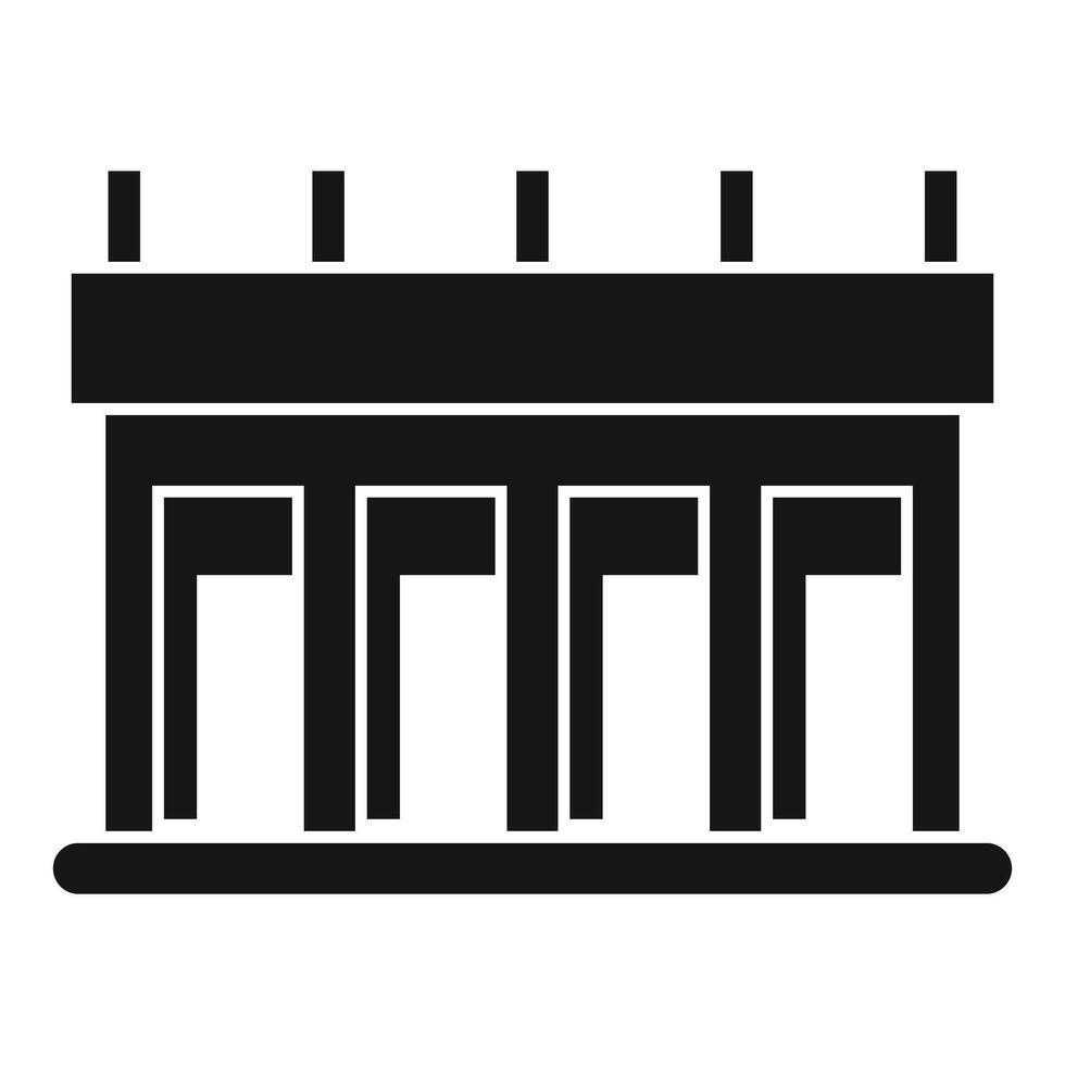 Building construction site representing urban development and infrastructure projects vector