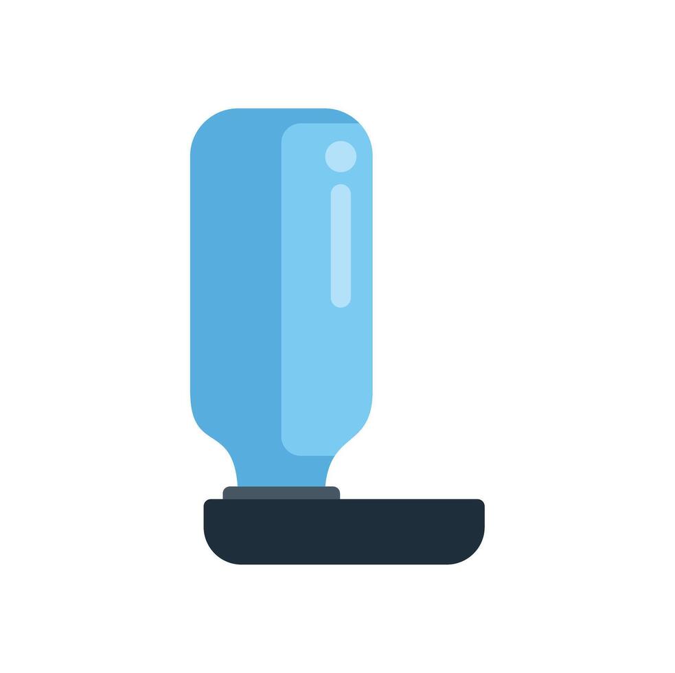 Modern water dispenser providing refreshing hydration in office or home environment vector