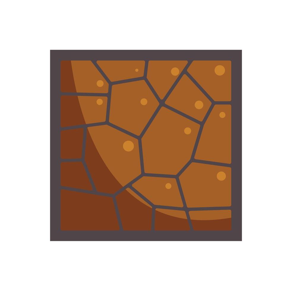 Dry cracked earth representing dehydration and drought vector