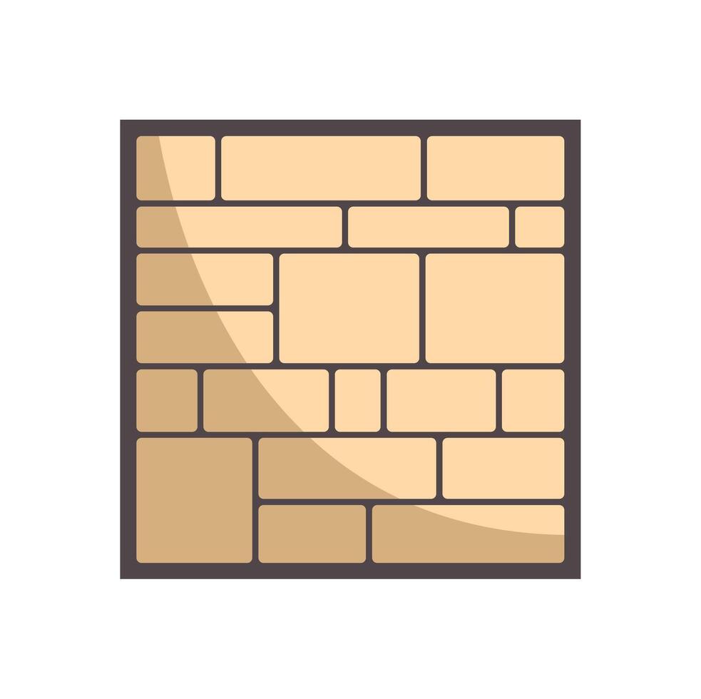 Brick wall forming a seamless tileable texture, perfect for backgrounds and decoration vector