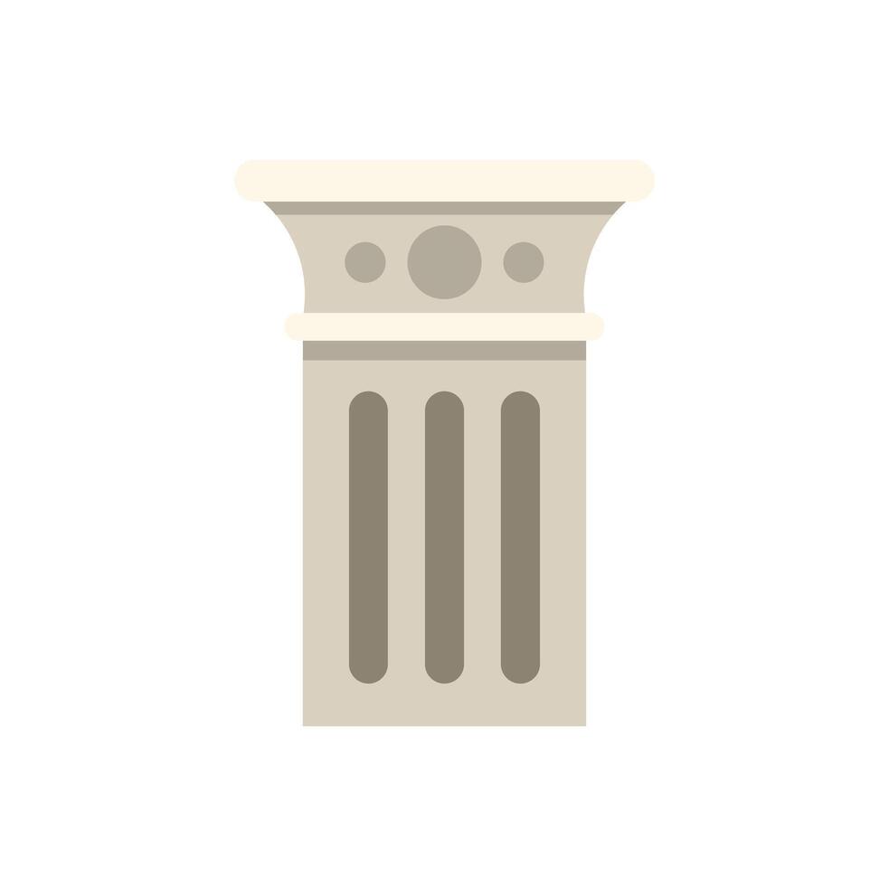 Architectural column standing tall, embracing classical design and historical significance vector