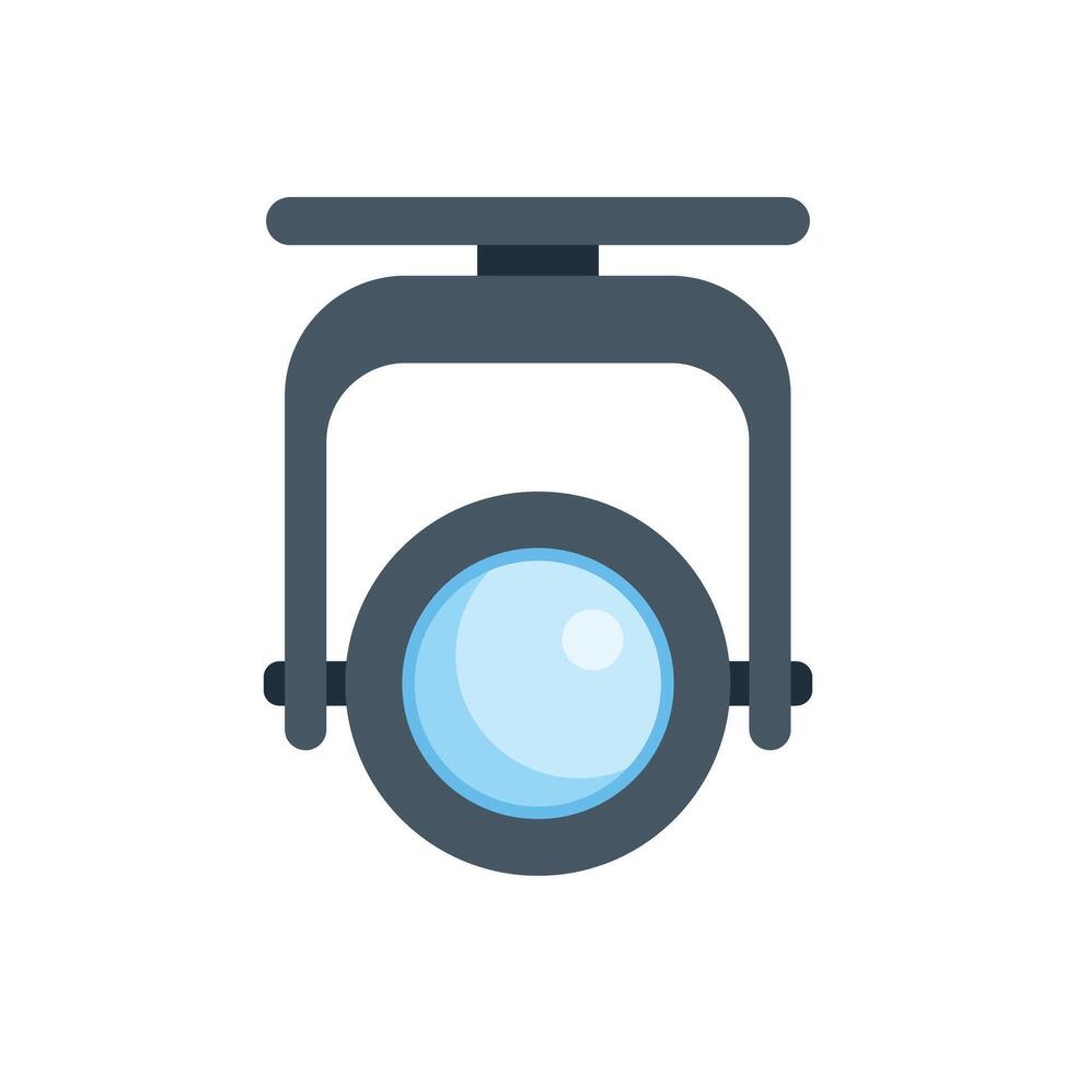 Lighting equipment providing illumination with modern technology vector