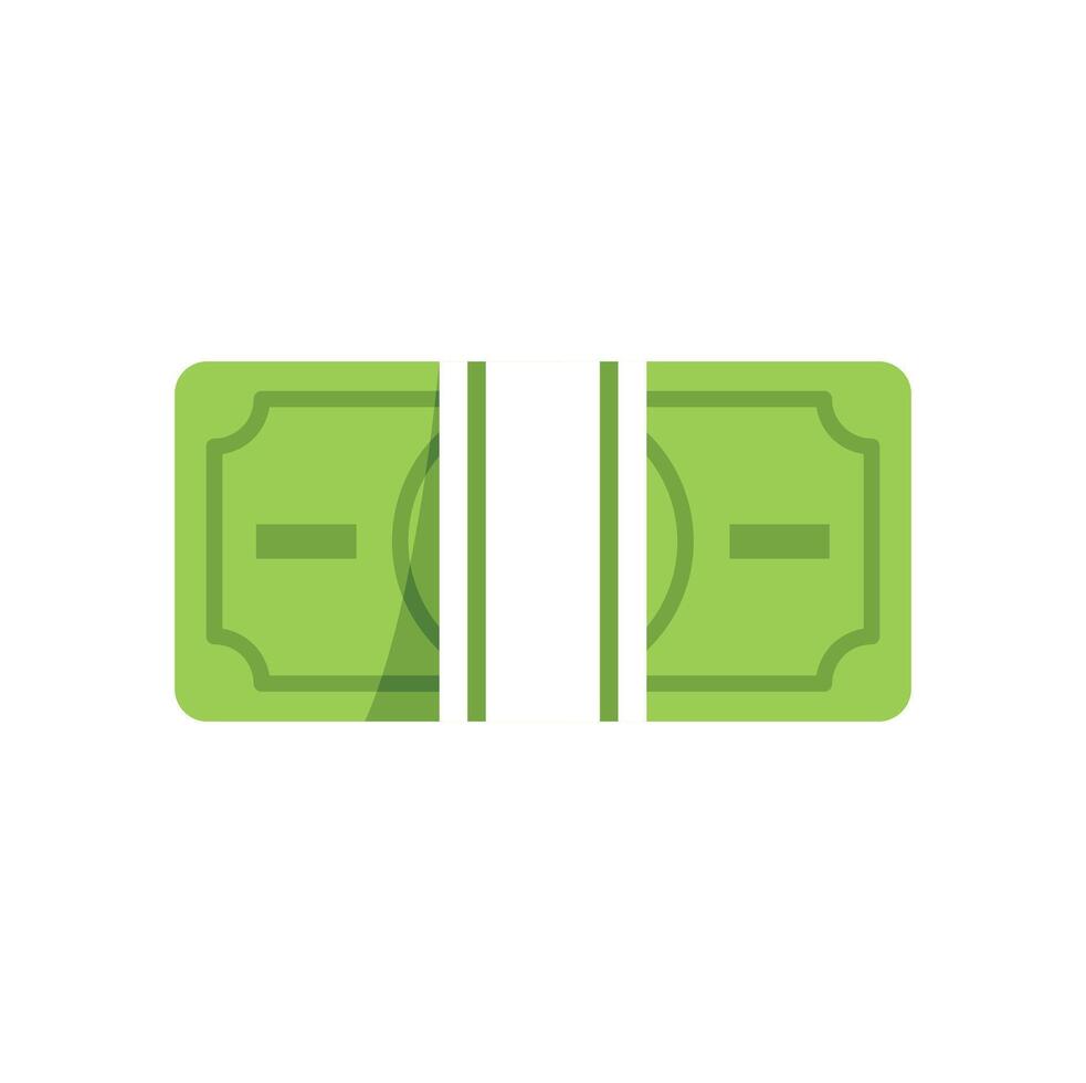 Cutting banknote in half, sharing money, dividing expenses vector