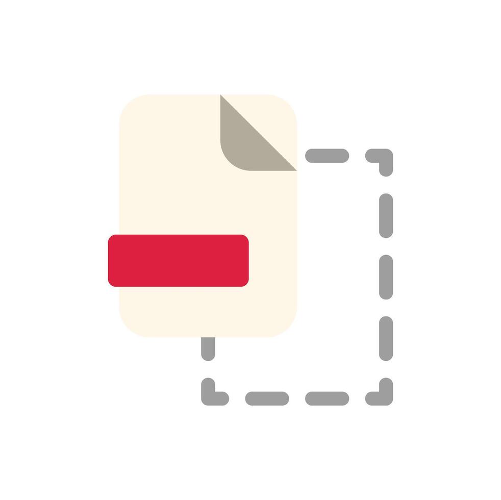 File transferring with progress bar and dashed line vector