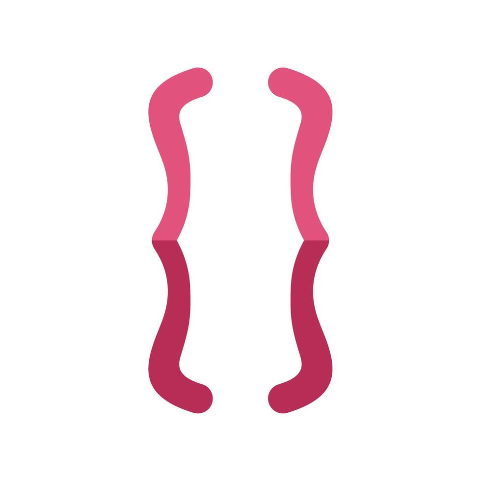 Curly brackets reflecting software development concept vector