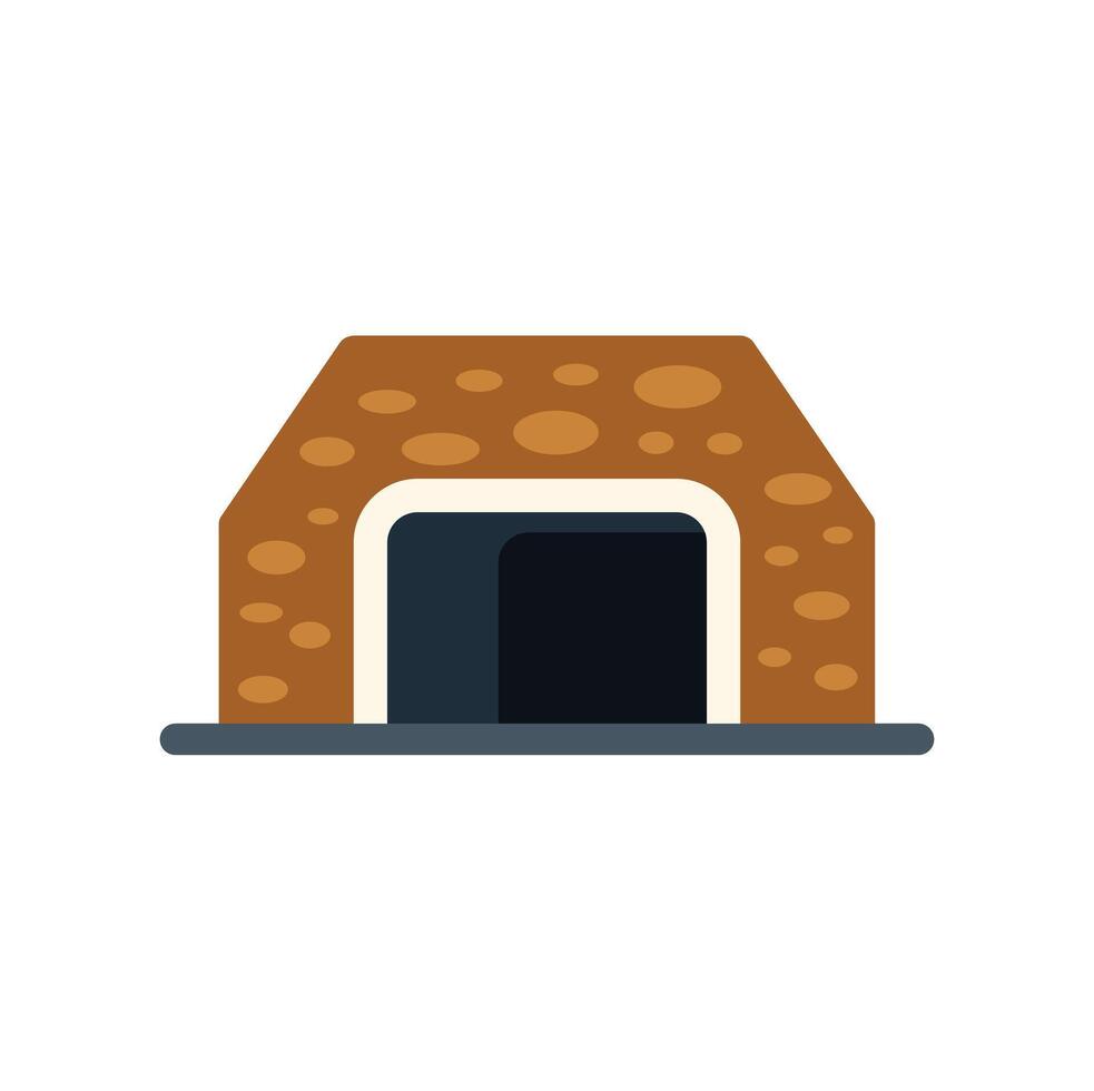 Mining company extracting minerals from underground mine vector