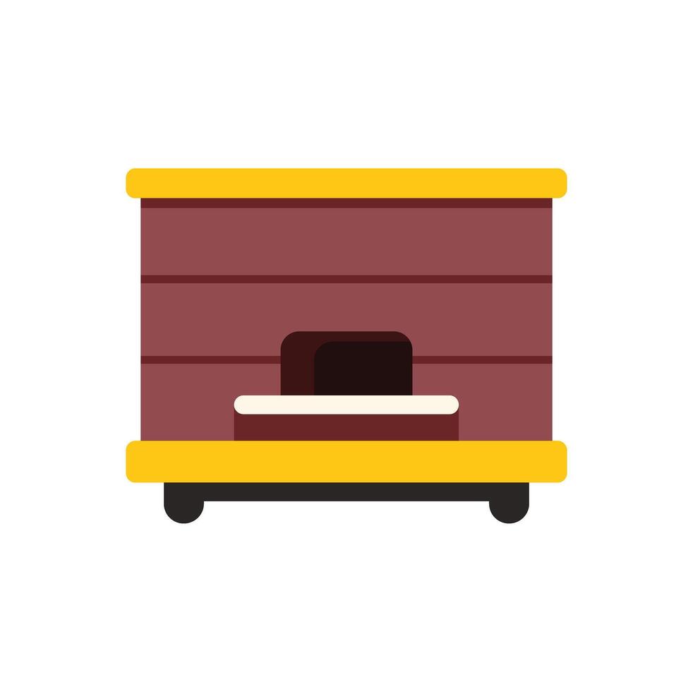 Mobile beehive for producing honeycomb and honey production vector