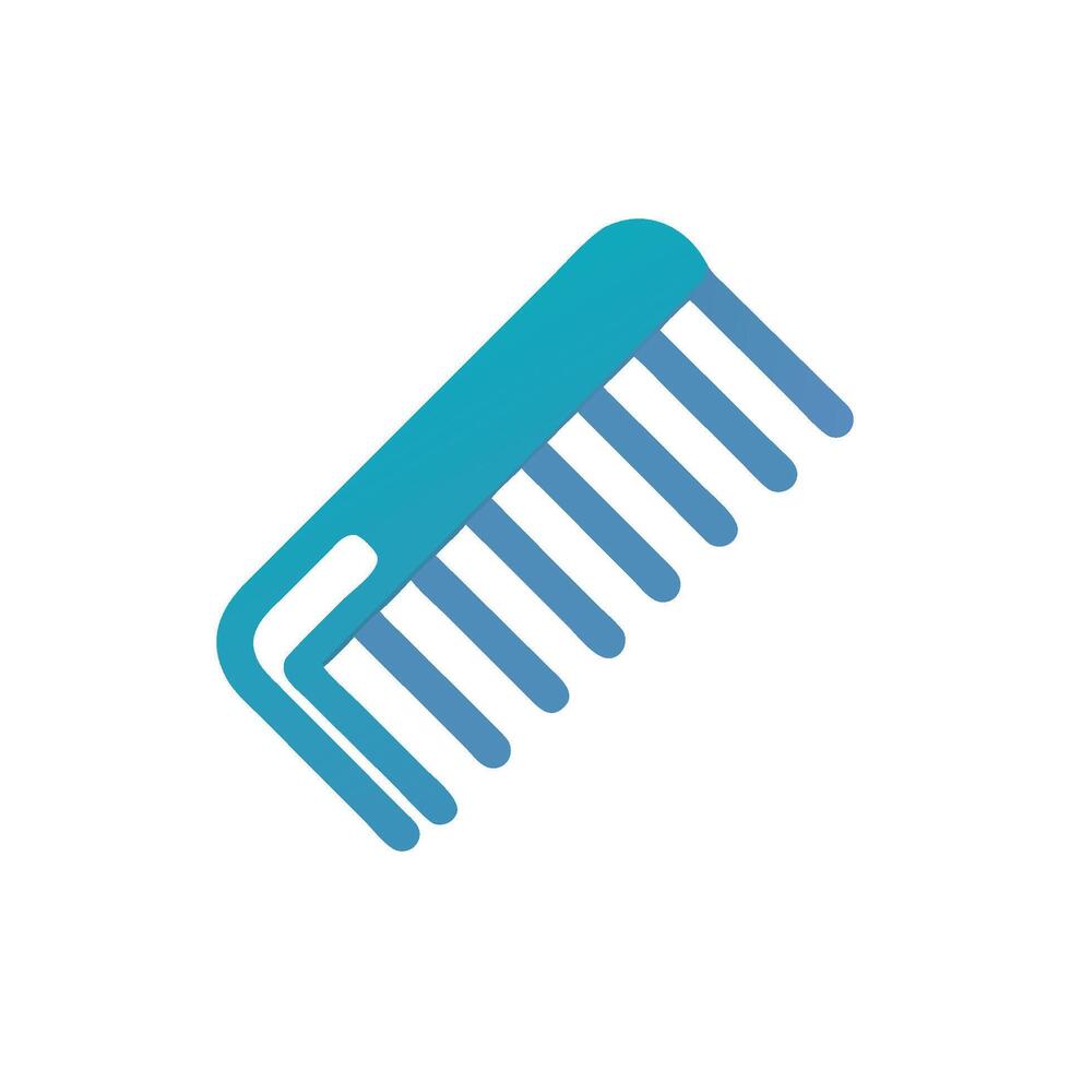 Chic Hair Comb Icon for Fashion Designs vector