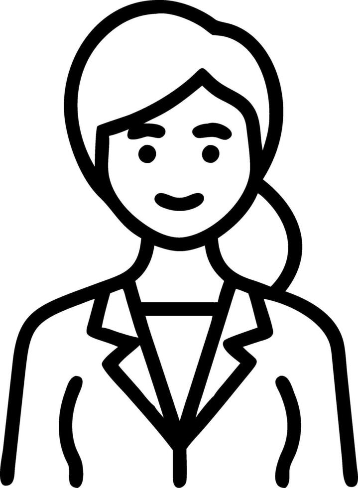 Young confident business woman executive manager leader standing in office looking at camera Set 2 vector