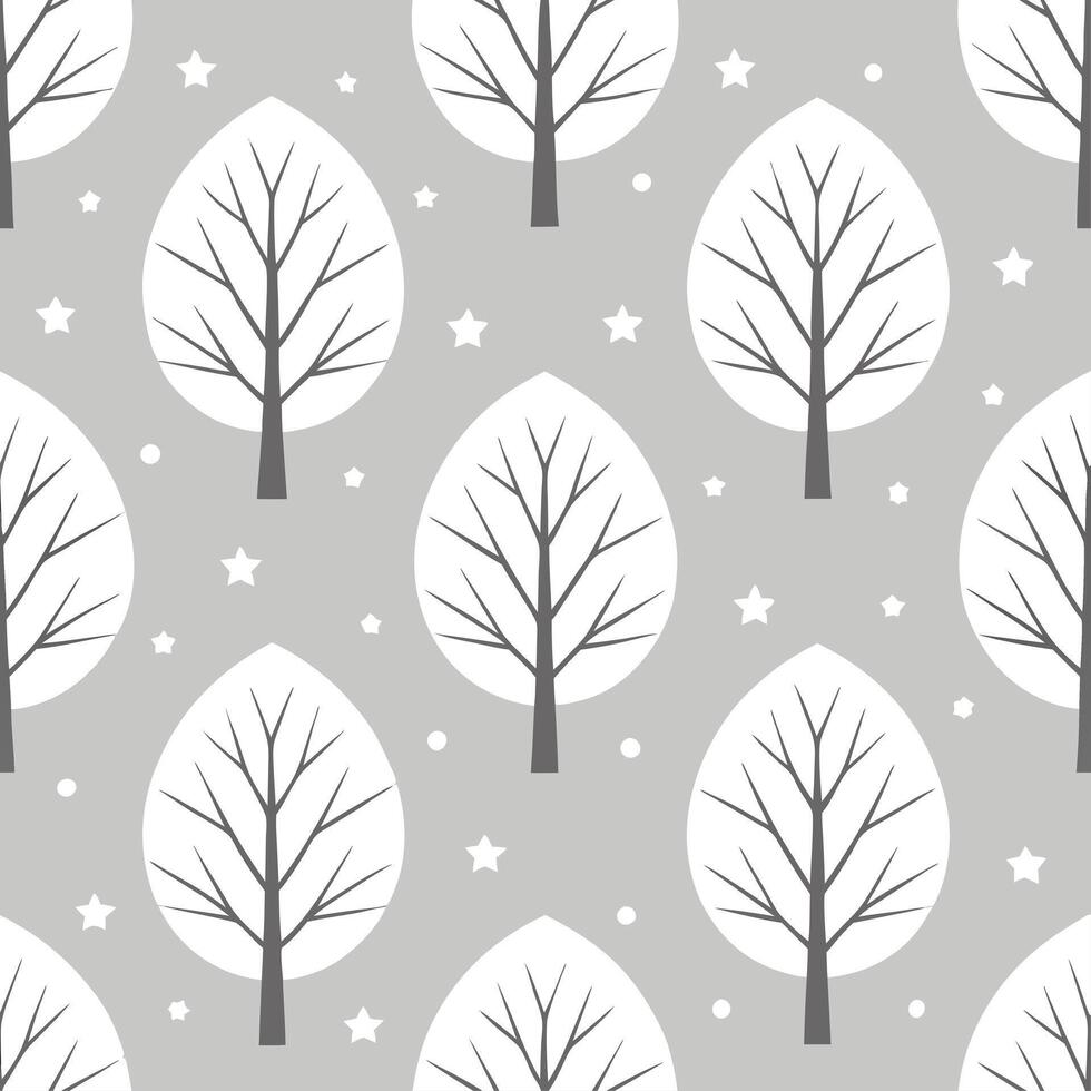 Winter whites seamless pattern with frost covered leaves snowflakes and icy textures for a delicate cold season feel Set 3 vector