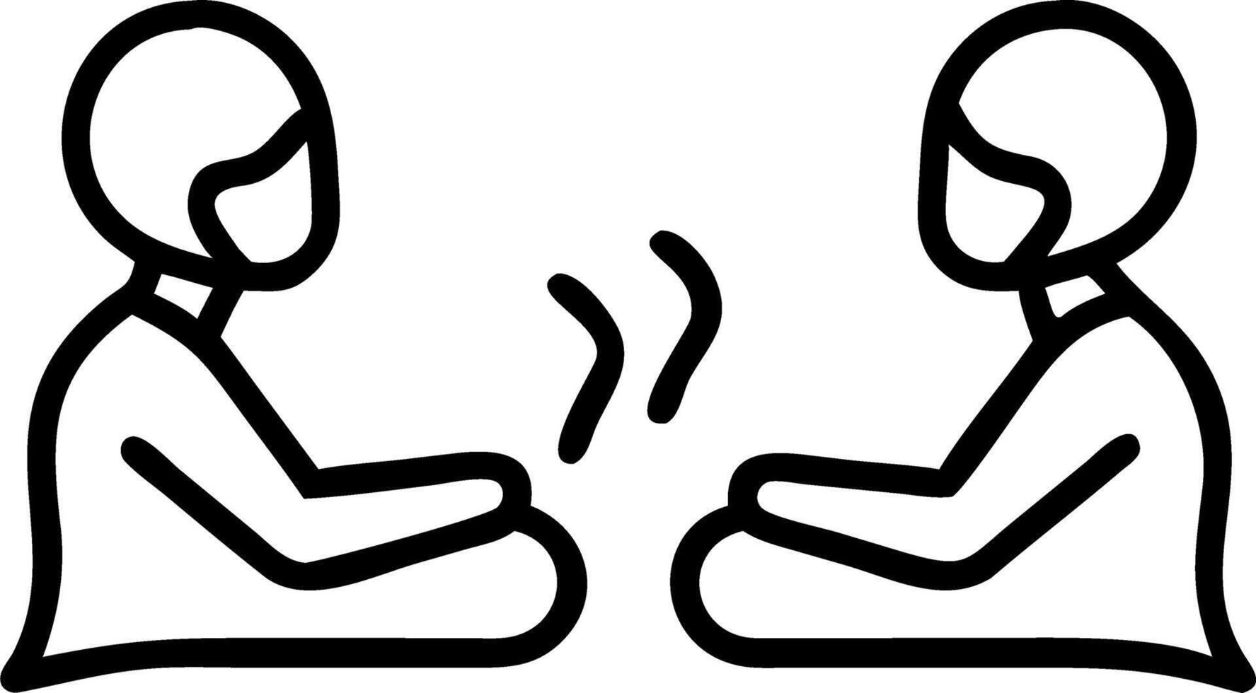 Visualize couple trying couples mindful yoga sessions aligning breaths stretching tight muscles quieting restless minds vector