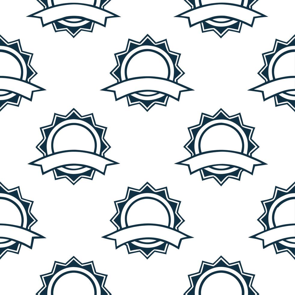 Unify retro wave tile layout vintage banner icons isolated elements on white background refined for commercial brand visuals vector