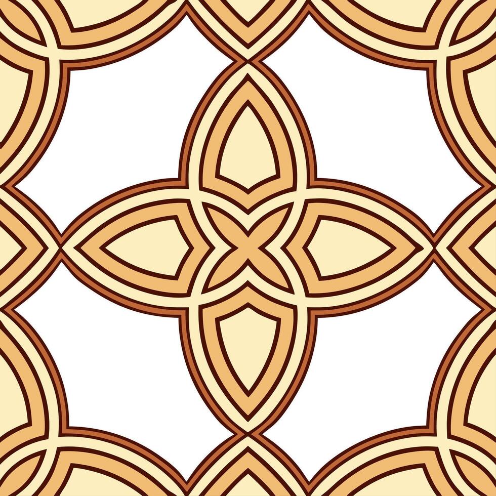 Tribal patterns seamless design with earthy earth tones and interwoven lines for a grounded natural look vector
