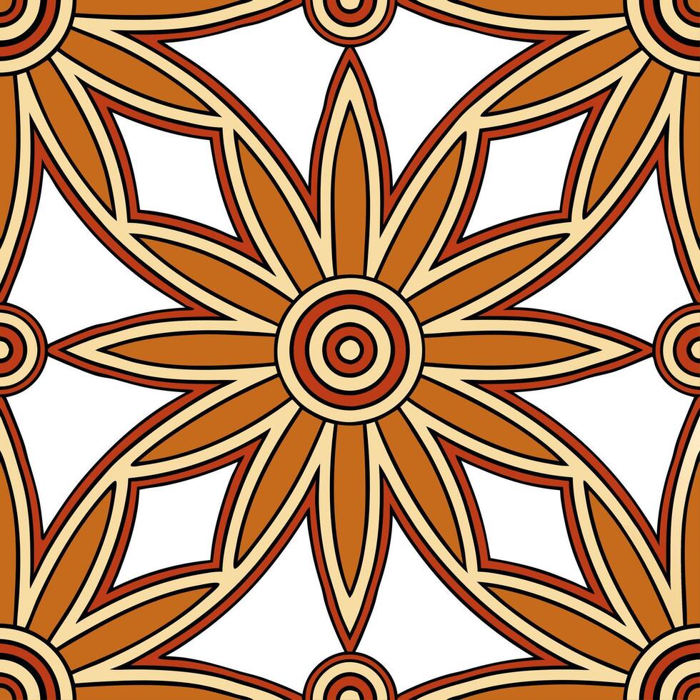 Tribal patterns seamless design with bold lines and earthy tones for a striking cultural aesthetic vector
