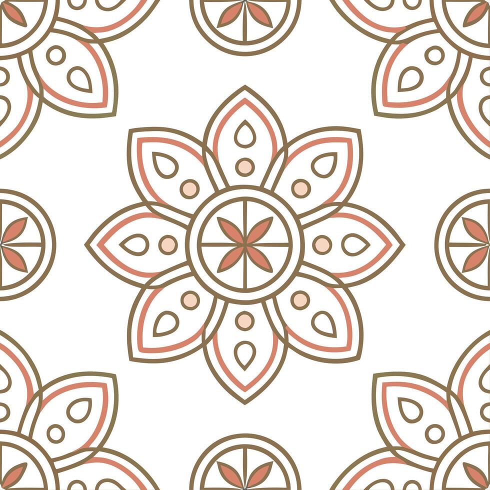 Traditional textiles seamless pattern with intricate woven designs and vibrant colors for a cultural aesthetic Set 6 vector