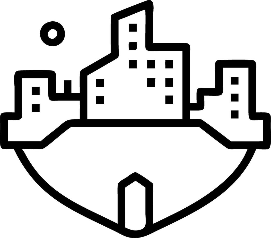Time Warp Futuristic Cities vector