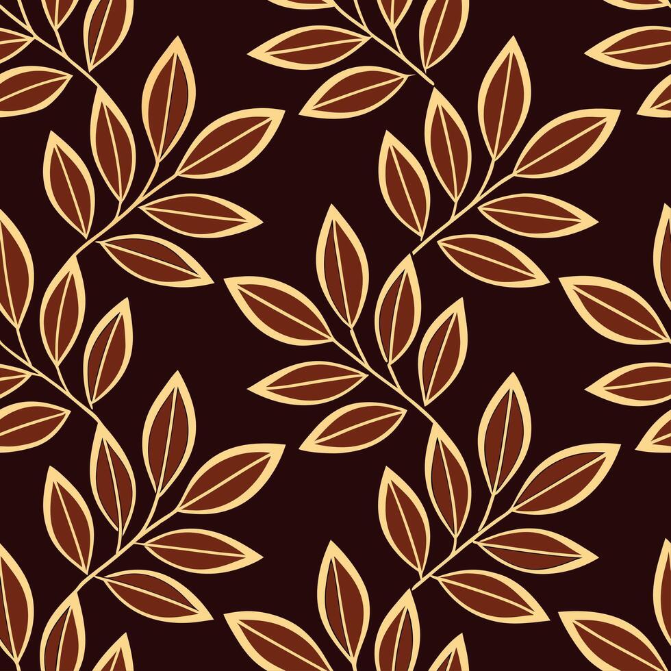 Thanksgiving leaves seamless pattern with rich autumn colors of red orange and yellow for a warm harvest inspired look Set 3 vector