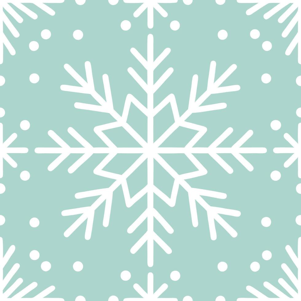 Soft winter snow seamless pattern with light snowfall frosty tree branches and pastel tones for a calming seasonal feel vector