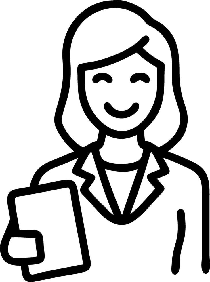 Smiling mature professional business woman bank manager older happy female executive lady entrepreneur holding digital tablet pad standing in office at work looking away at copy sp vector